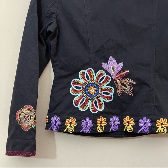 Berek 2 Embroidered Cotton Jacket Sz PS - Picture 9 of 9